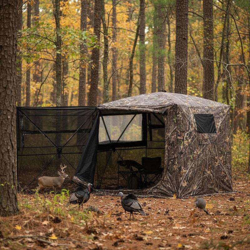 Photography Design - 360 Degree View Ground Concealment Tent