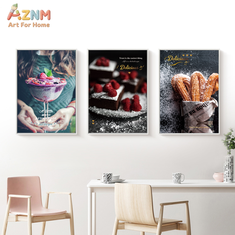 AZNM 3PCS Delicious Dessert Ca - Photography Quotes Inspirational incelemesi ve fiyatı