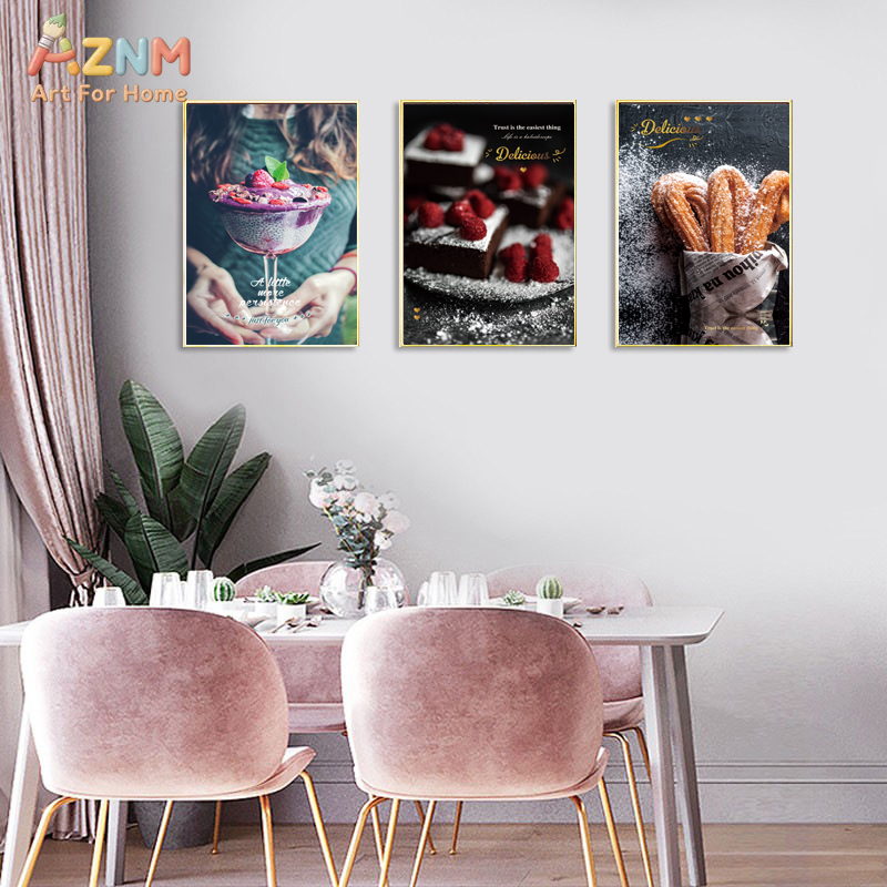 AZNM 3PCS Delicious Dessert Ca - Photography Quotes Inspirational incelemesi ve fiyatı