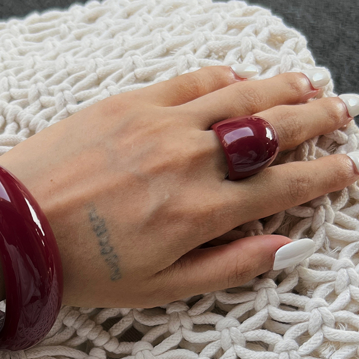 Irregular Resin Ring for Women - Photography Design incelemesi ve fiyatı