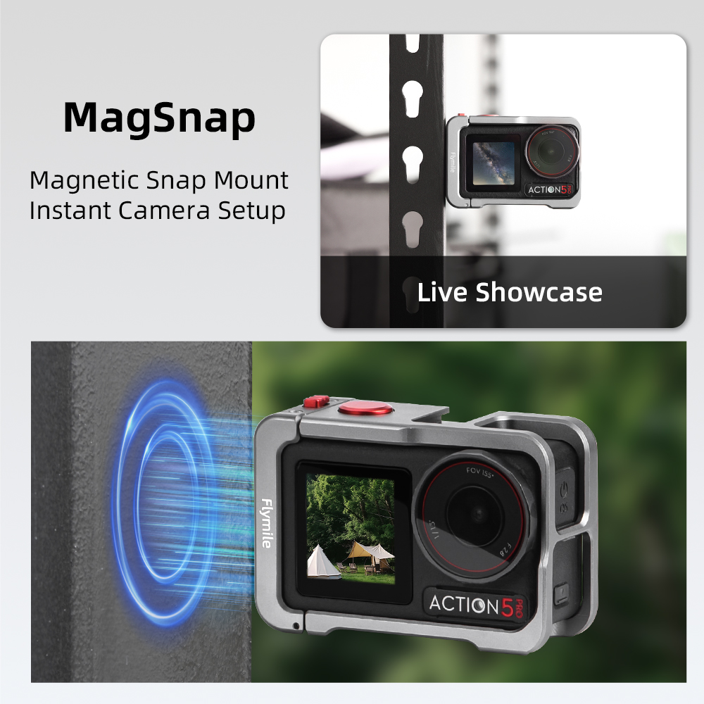 Flymile Action 5 Cage Metal Pr - Camera Battery Grip incelemesi ve fiyatı