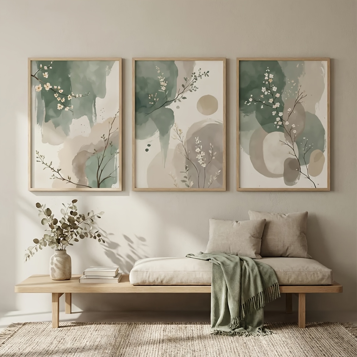3pcs Japanese-Style Plant Canv - Photography Design incelemesi ve fiyatı