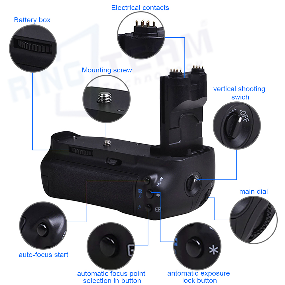 Vertical Battery Grip BG-E7 fo - Camera Battery Grip incelemesi ve fiyatı