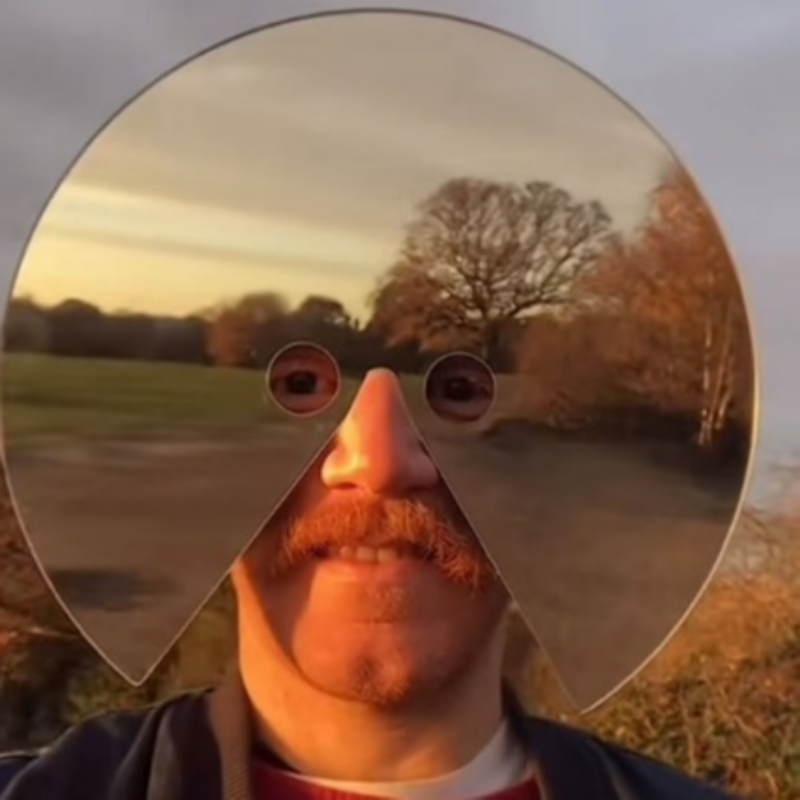 Full Face Round Mirror Mask Vi - Photography Jokes incelemesi ve fiyatı
