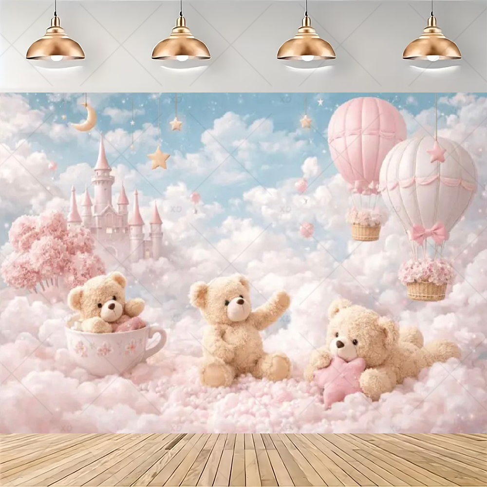 Teddy Bear Hot Air Balloon Bac - Photography Composition incelemesi ve fiyatı