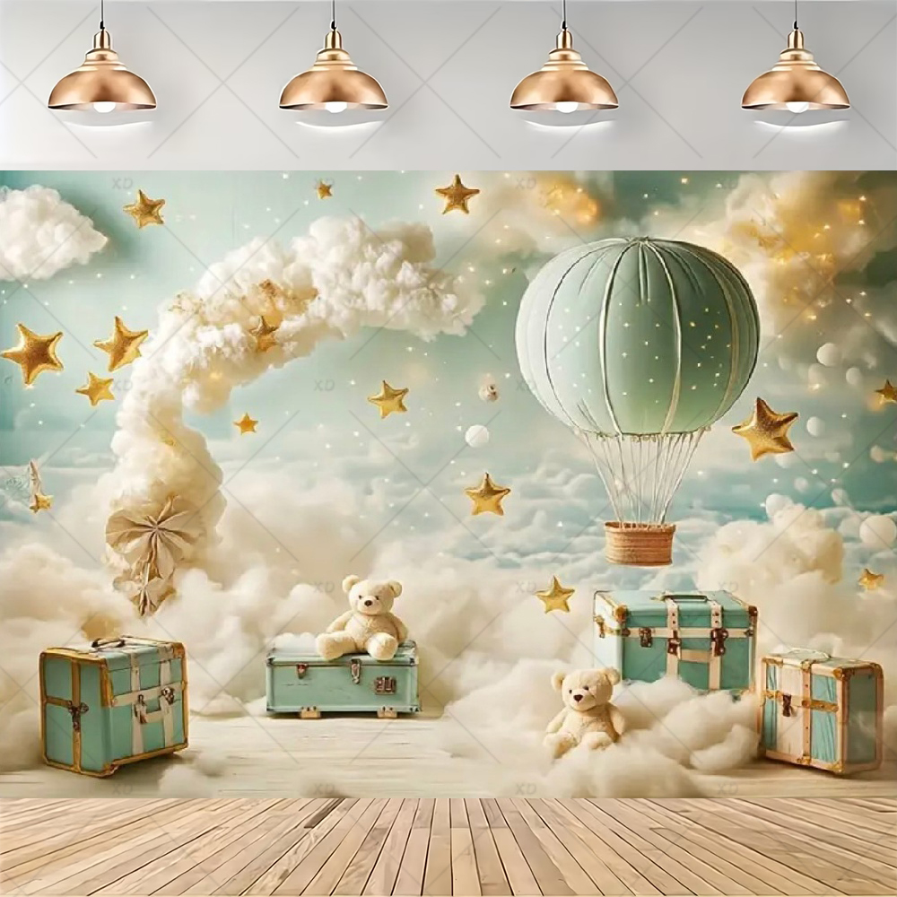 Teddy Bear Hot Air Balloon Bac - Photography Composition incelemesi ve fiyatı