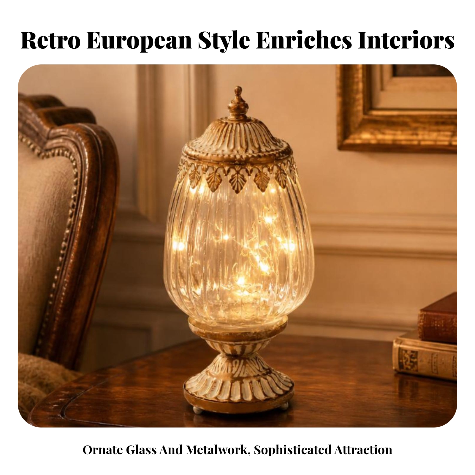 Vintage Ribbed Glass Lantern O - Photography Lighting incelemesi ve fiyatı