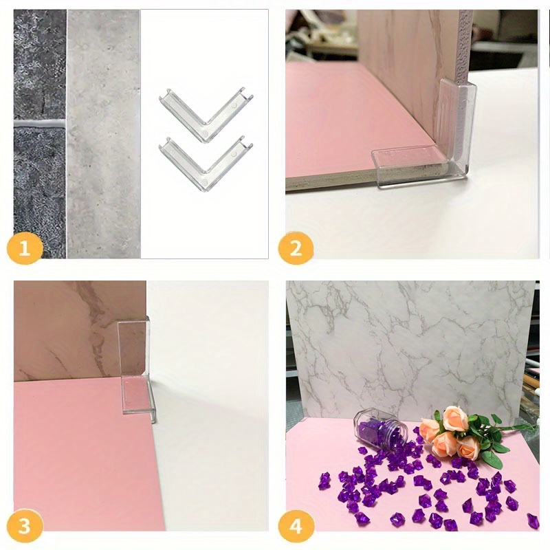6pcs 4*4cm Plastic Background  - Photography Term incelemesi ve fiyatı
