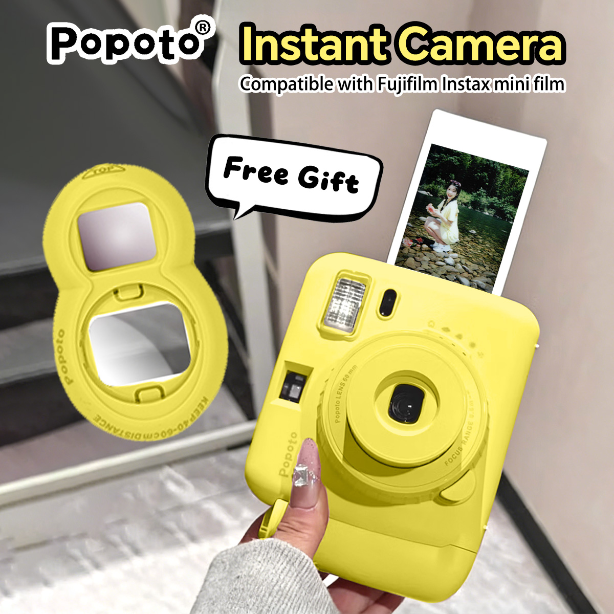 Popoto Instant Camera Cute Mac - Photography Close Up incelemesi ve fiyatı