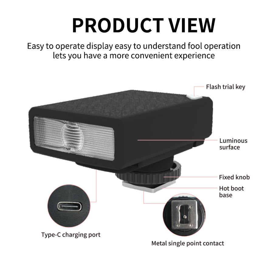 LINIM QU13 Mini Camera Flash S - Speedlite Flash External incelemesi ve fiyatı