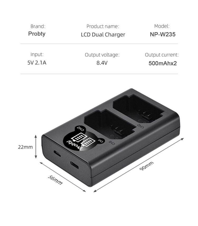2200mAh NP-W235 NP W235 Batter - Camera Battery Grip incelemesi ve fiyatı