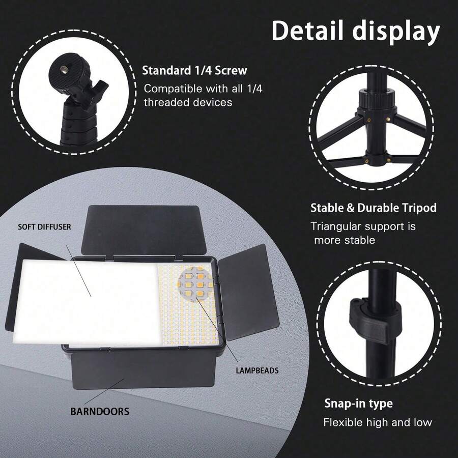 Adjustable Bi-Color LED Panel  - Photography Lighting incelemesi ve fiyatı