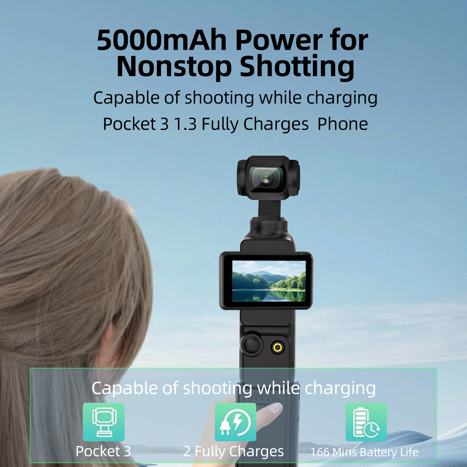 Action Camera Charging Handle  - Camera Battery Grip incelemesi ve fiyatı