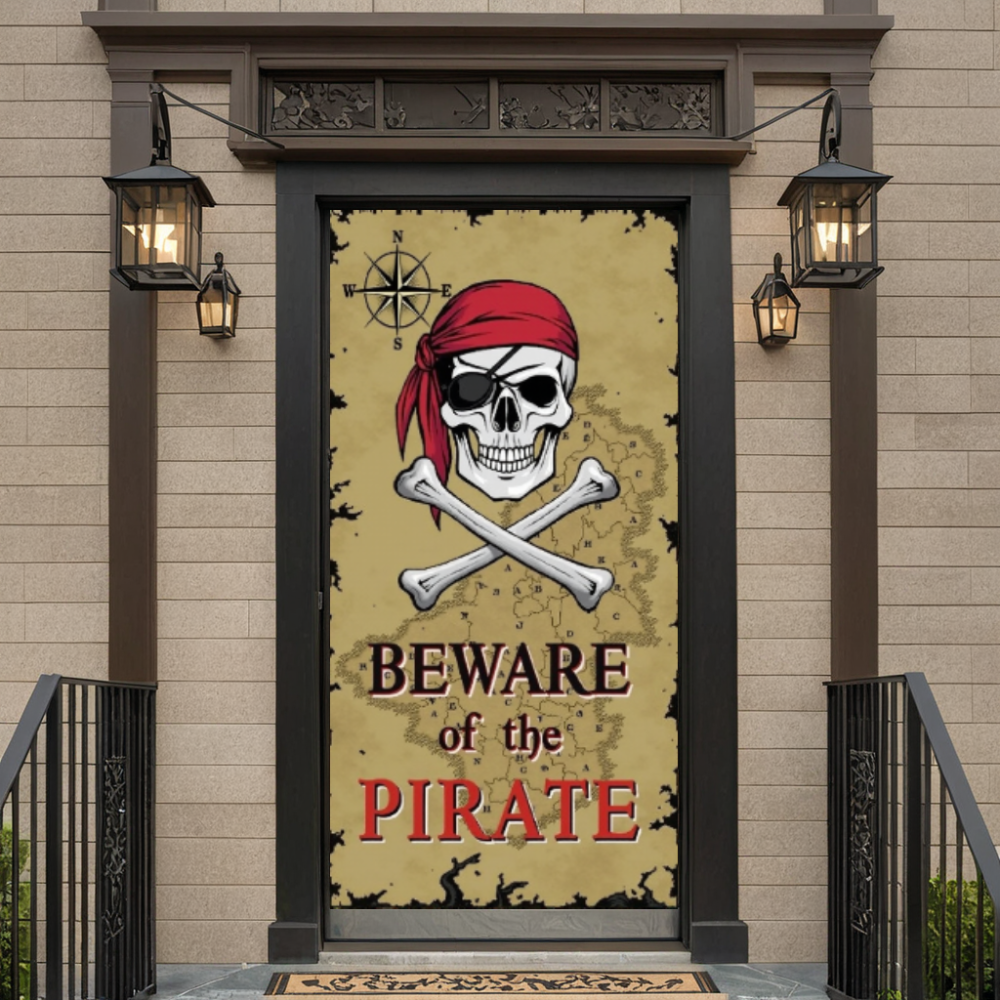 Beware Of Pirate Door Cover Ki - Photography Term incelemesi ve fiyatı