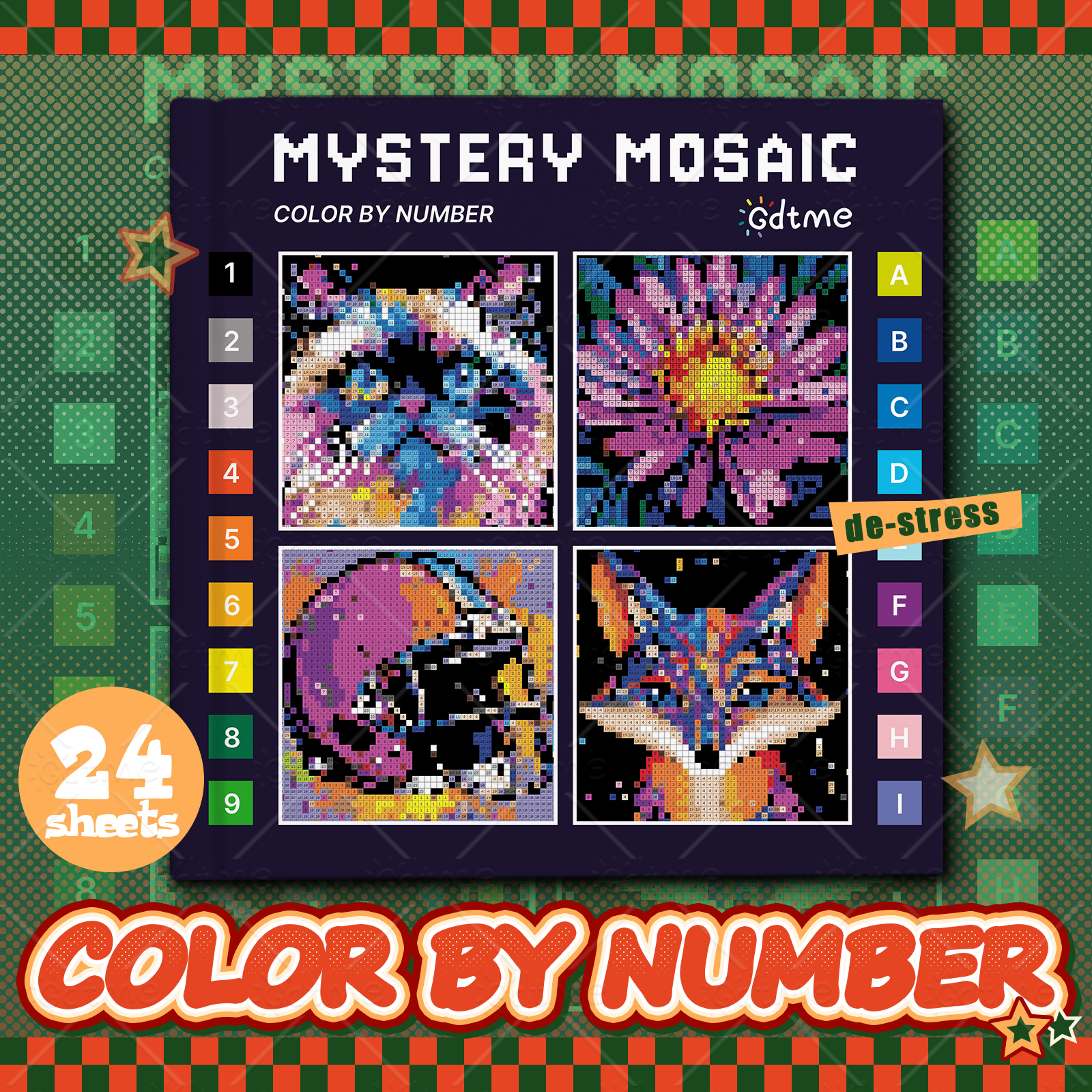 1pc Funny Mystery Mosaics Pixe - Photography Book incelemesi ve fiyatı