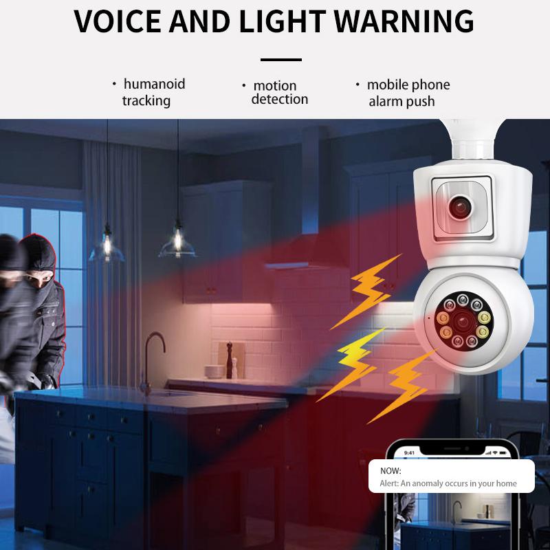 8MP E27 Bulb WiFi Camera 4K Du - Photography Term incelemesi ve fiyatı