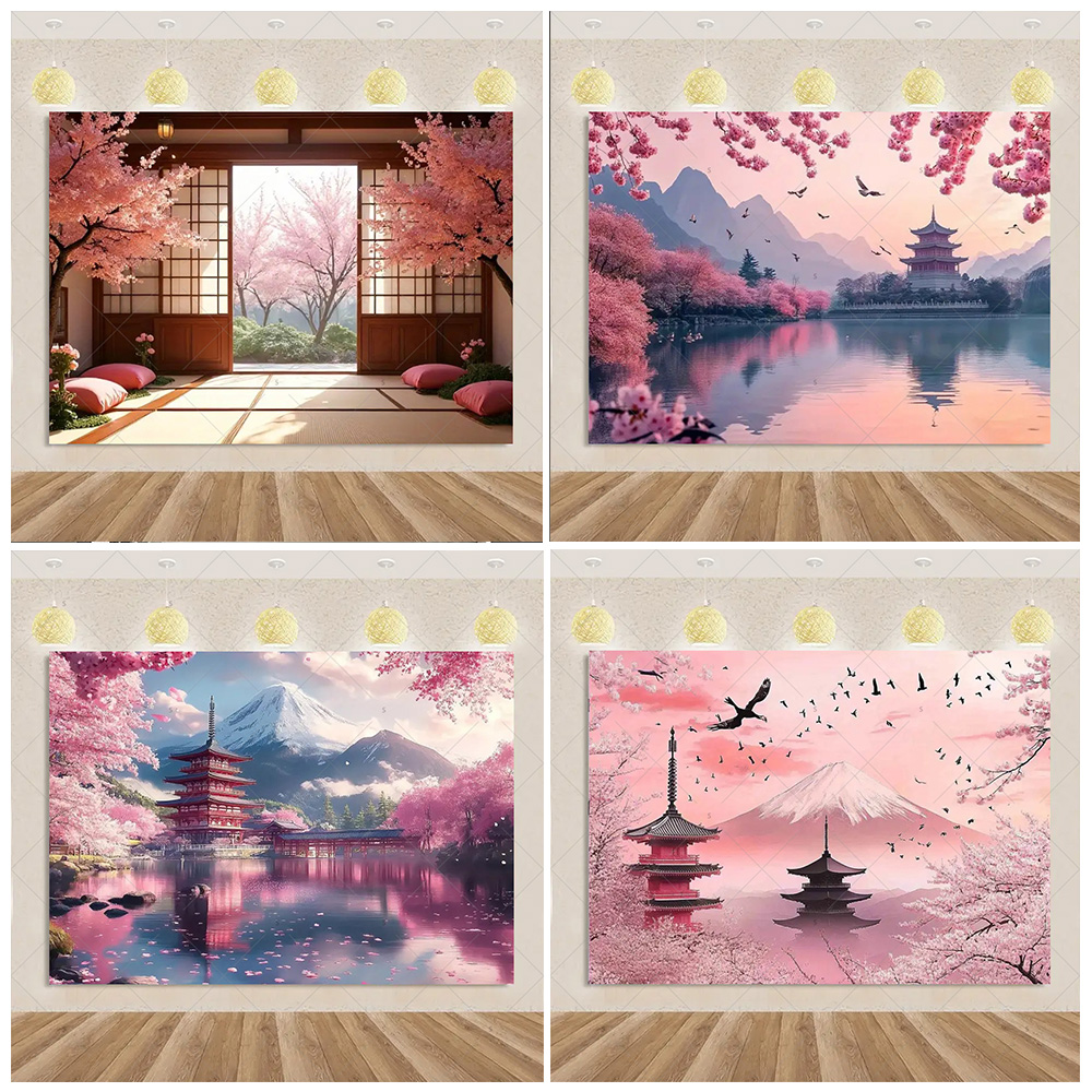 Pink Sakura Background Japanes - Photography Composition incelemesi ve fiyatı