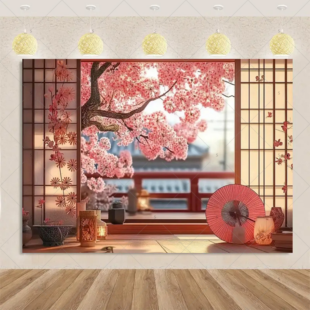 Pink Sakura Background Japanes - Photography Composition incelemesi ve fiyatı