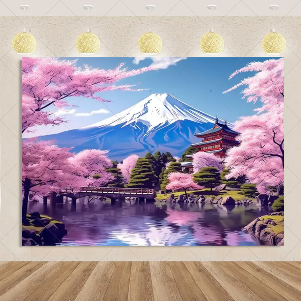 Pink Sakura Background Japanes - Photography Composition incelemesi ve fiyatı