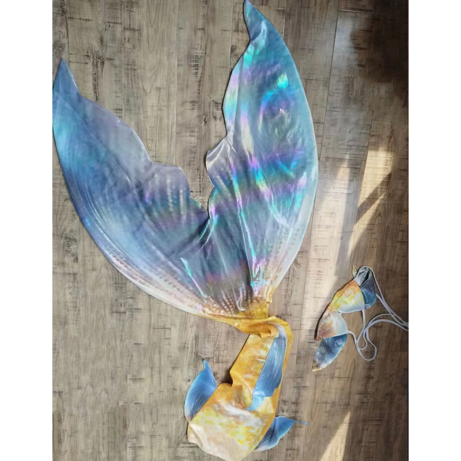 Premium Gold Foil Mermaid Tail - Photography Design incelemesi ve fiyatı