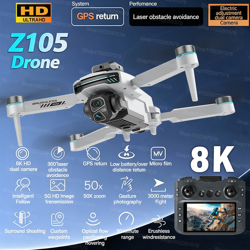 Z105 Drone 4K GPS Dual Camers  - Photography High Angle incelemesi ve fiyatı