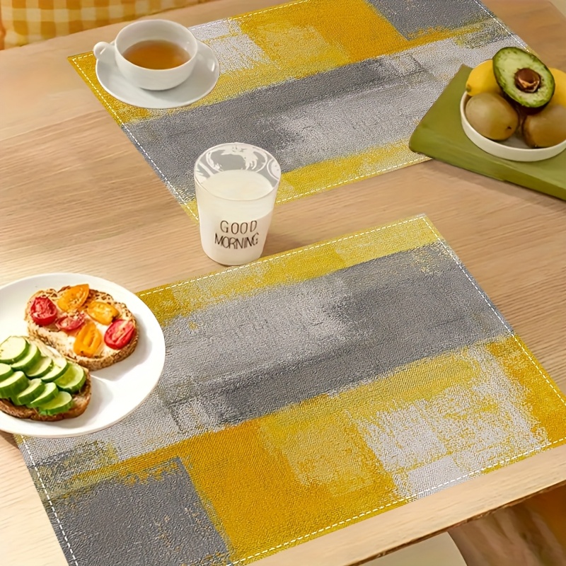 VIKAMA Yellow Gray Abstract Oi - Photography Geometry incelemesi ve fiyatı
