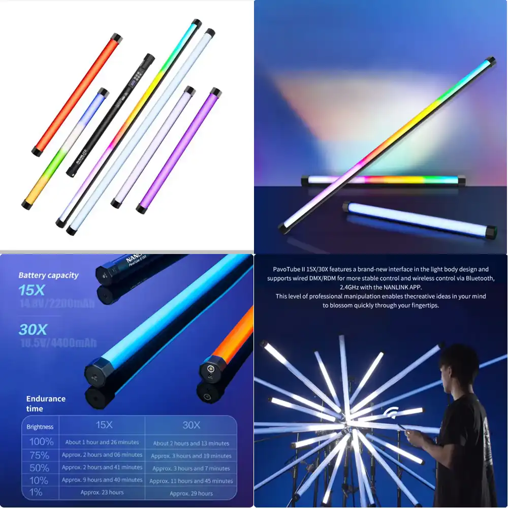 Nanguang Pavotube II 30X RGB P - Photography Lighting incelemesi ve fiyatı