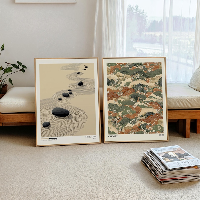 2pcs Japandi Zen Canvas Wall A - Photography Design incelemesi ve fiyatı
