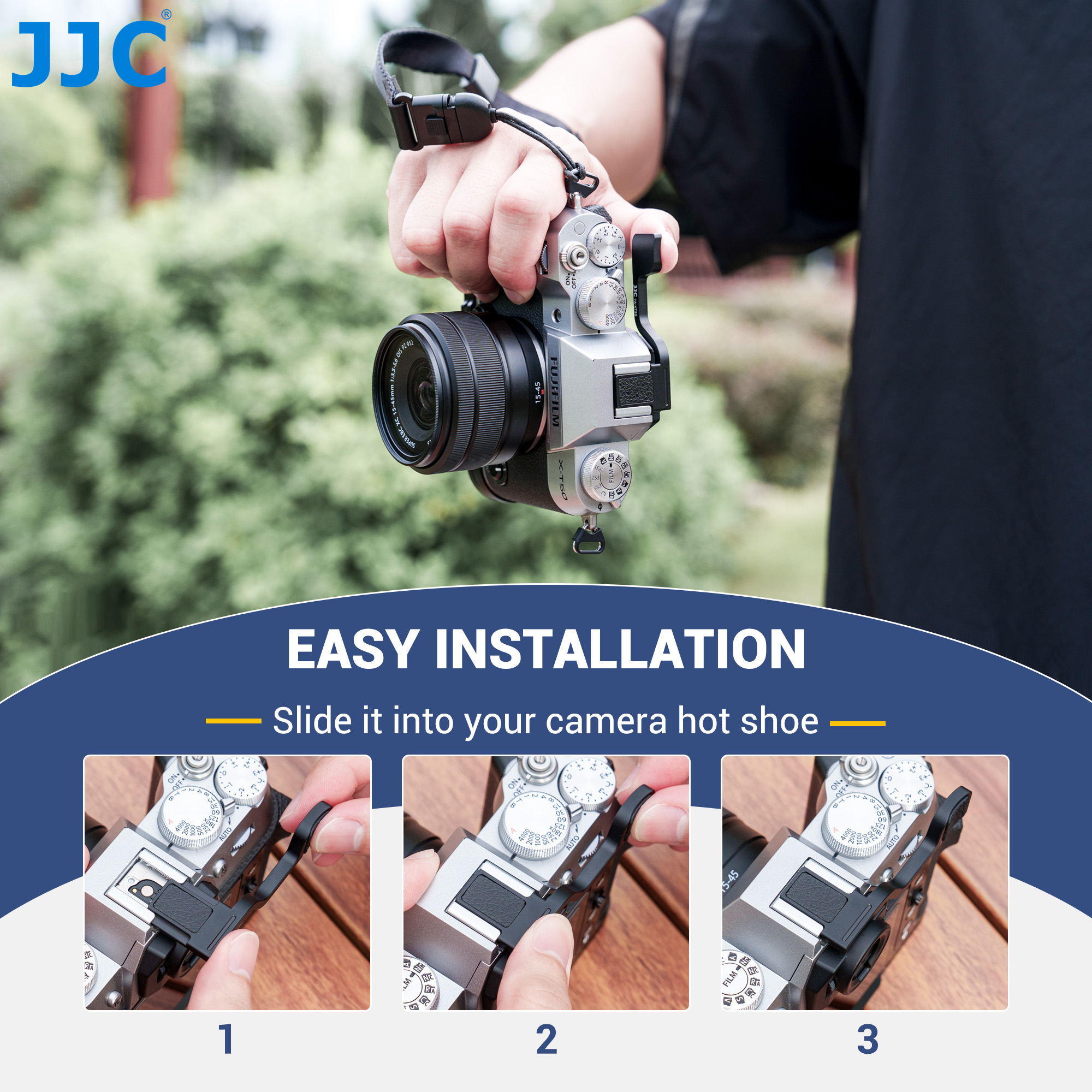 JJC Deluxe Metal Thumb Up Grip - Camera Battery Grip incelemesi ve fiyatı