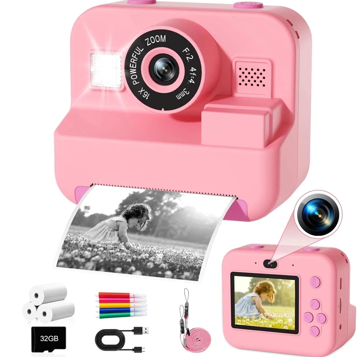 newInstant Print Camera With 3 - Photography Close Up incelemesi ve fiyatı