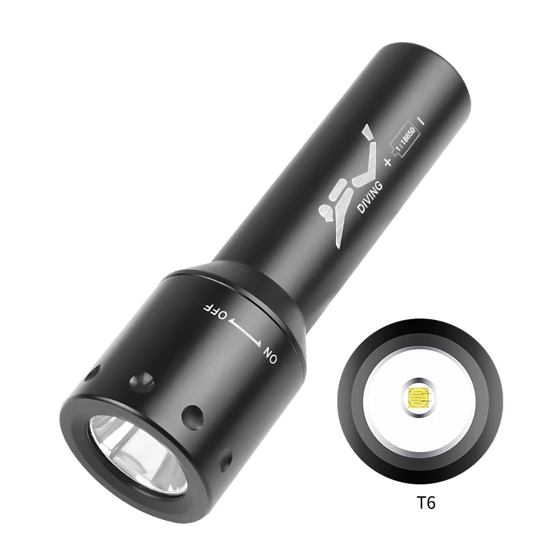 New T6 LED Diving Torch Long-R - Photography Lighting incelemesi ve fiyatı