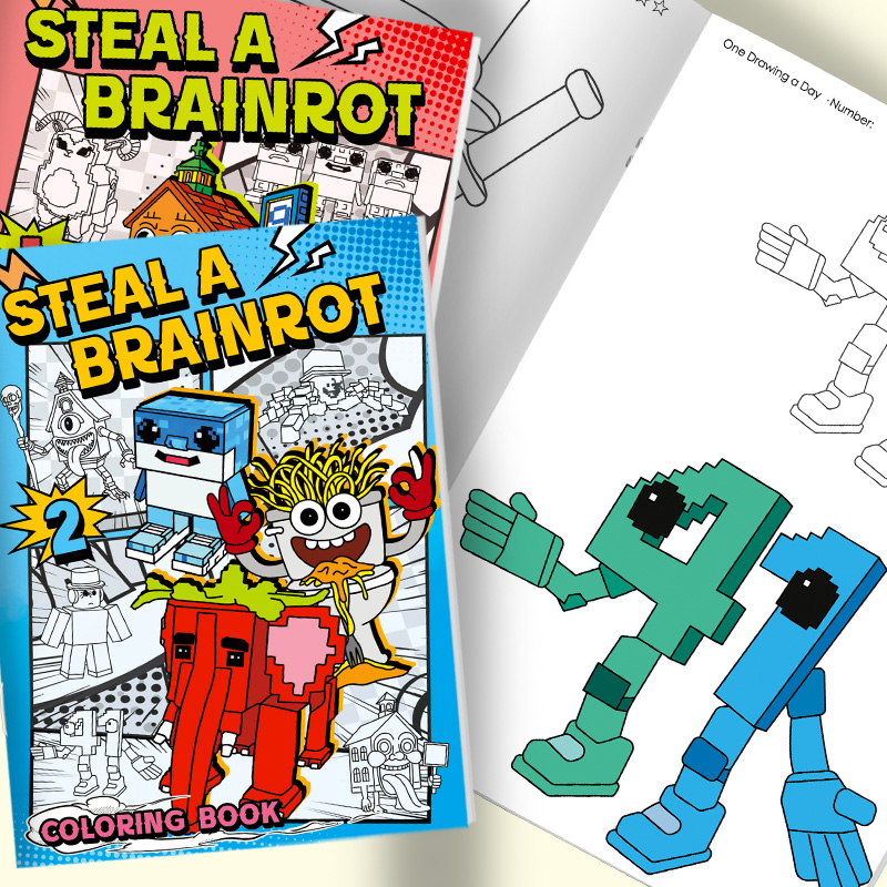 Steal a Brainrot Coloring Book - Photography Book incelemesi ve fiyatı