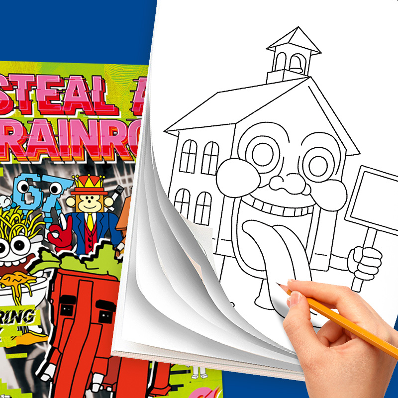 Steal a Brainrot Coloring Book - Photography Book incelemesi ve fiyatı