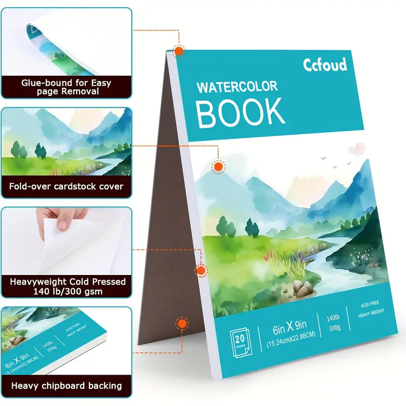 2pcs 12 Sheets Watercolor Sket - Photography Book incelemesi ve fiyatı