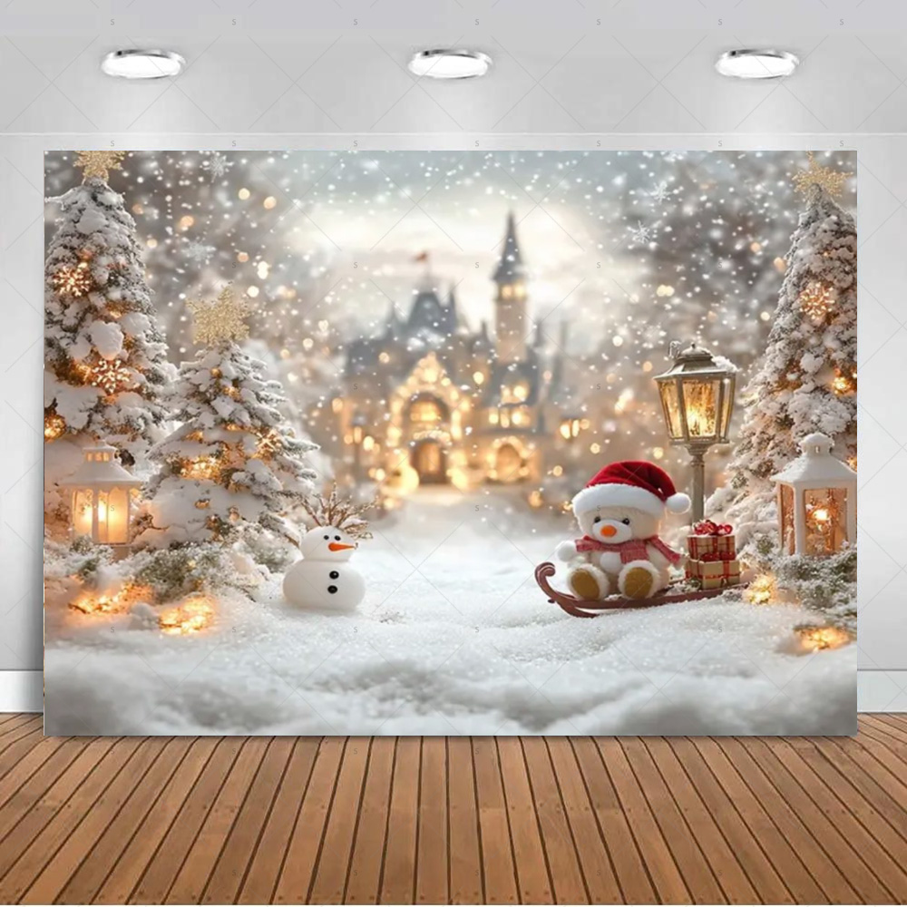 White Christmas Snow Scenery B - Photography Composition incelemesi ve fiyatı